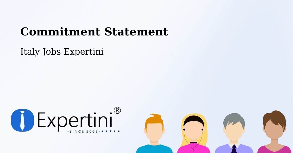 Commitment Statement - Italy Jobs Expertini